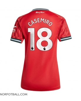 Billige Fotballdrakt Manchester United Casemiro #18 Replika Hjemmedrakt Dame 2025-26 Kortermet Billige Fotballdrakt Manchester United Casemiro #18 Replika Hjemmedrakt Dame 2025-26 Kortermet